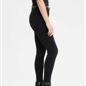 American Eagle hi-rise black jegging